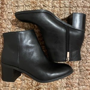 Vince Camuto black ankle boots